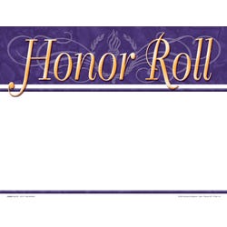 Achieve It! Honor Roll Recognition Awards, Blank Item, 11 x 8-1/2 Inches, Pack of 25, Item Number 2105095
