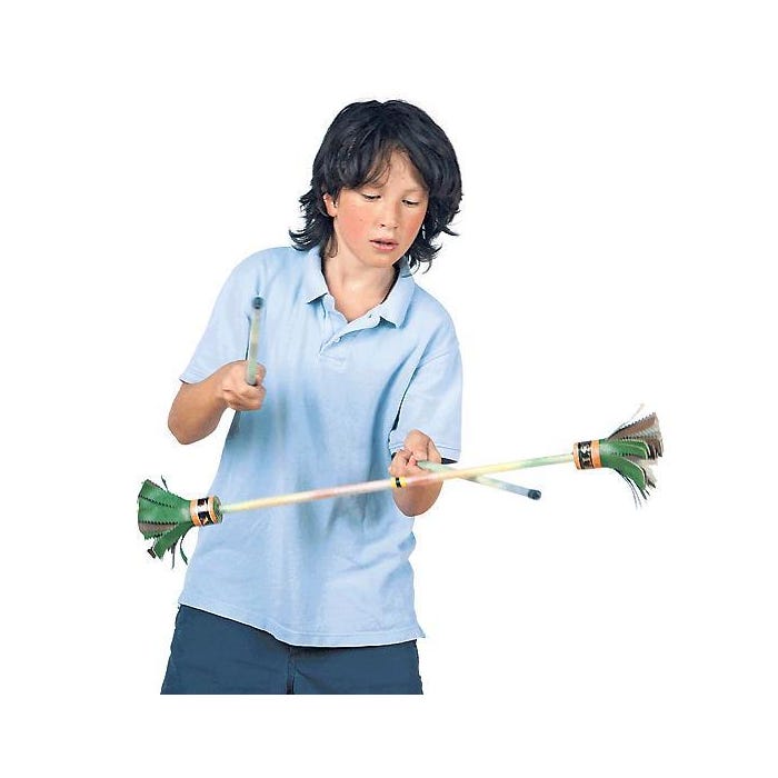 Flower Sticks, Assorted Colors, Set of 3