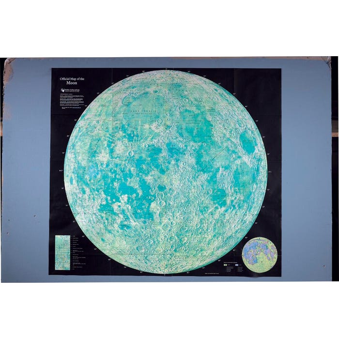 Delta Education Moon Poster, 37 x 41 Inches