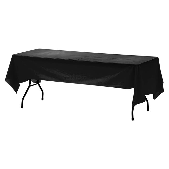 Genuine Joe Plastic Table Covers, Pack of 6