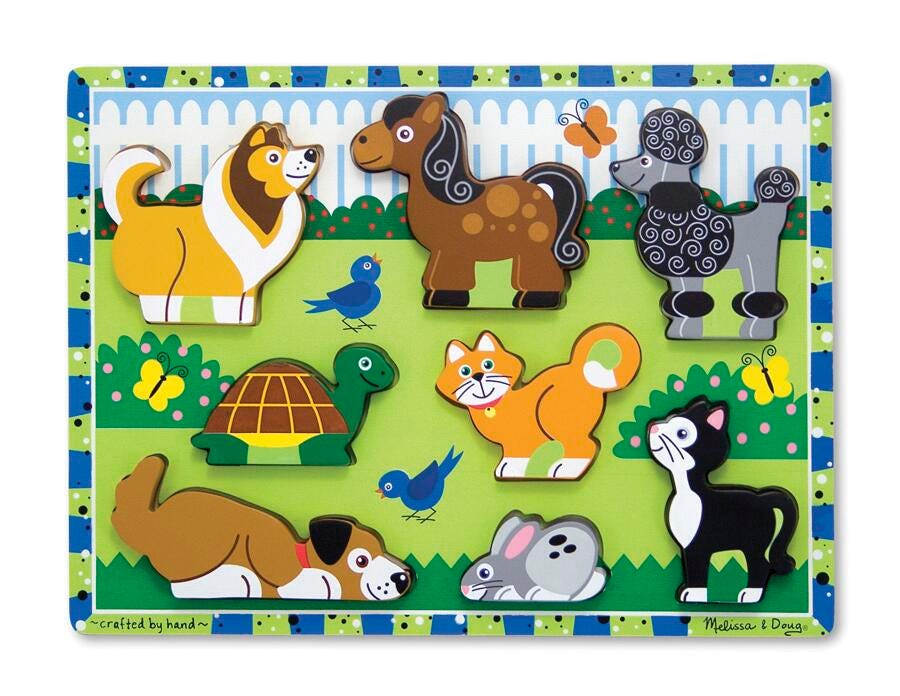 Melissa & Doug Pets Chunky Puzzle, Item Number 082692