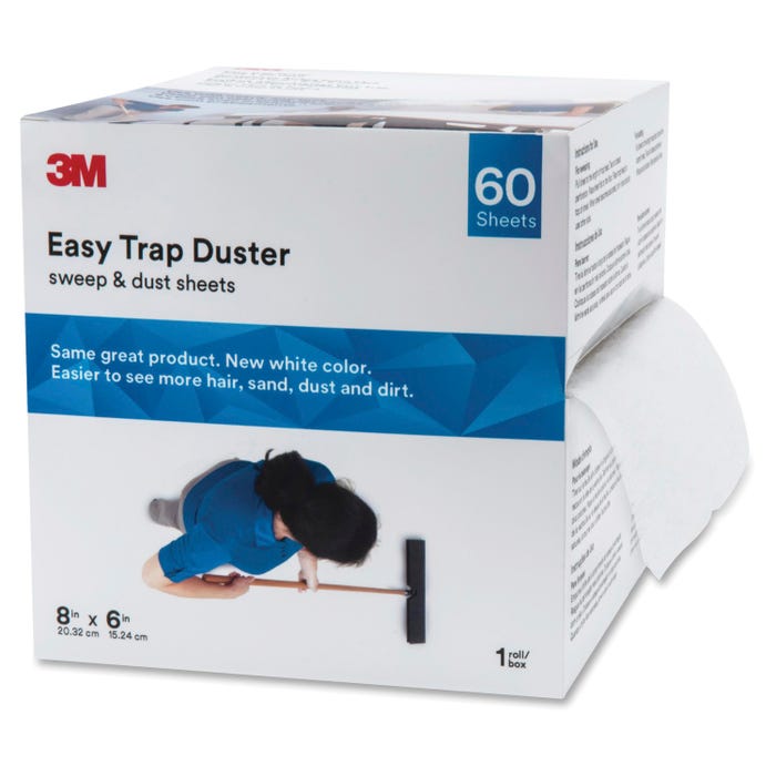 3M Easy Trap Duster 8 in x 6 in, 60 Sheets, White