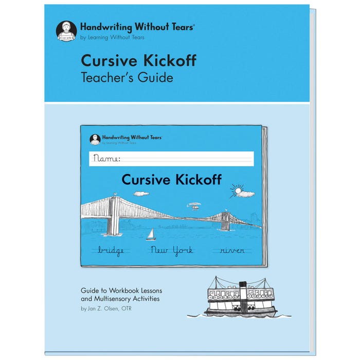 Handwriting Without Tears Cursive Kickoff Teacher's Guide