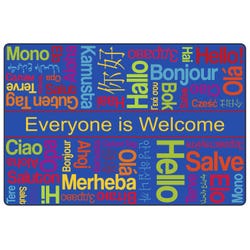 Childcraft Everyone is Welcome Carpet, Rectangle 4002103