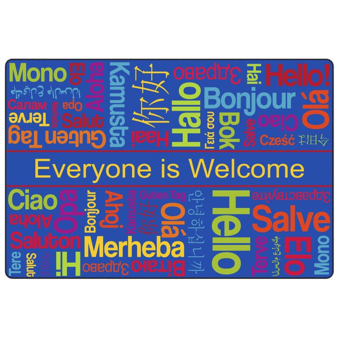 Childcraft Everyone is Welcome Carpet for Classrooms, Rectangle
