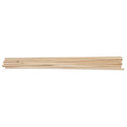 Creativity Street Natural Wood Dowels, 0.5 x 36 Inches, Pack of 12, Item Number 2106235