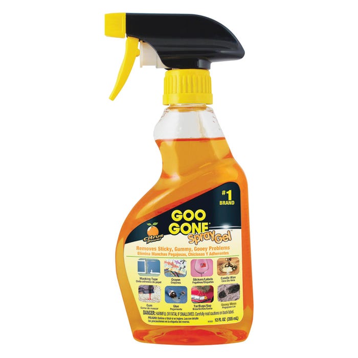 Goo Gone Spray Gel, 12 Ounces, Orange