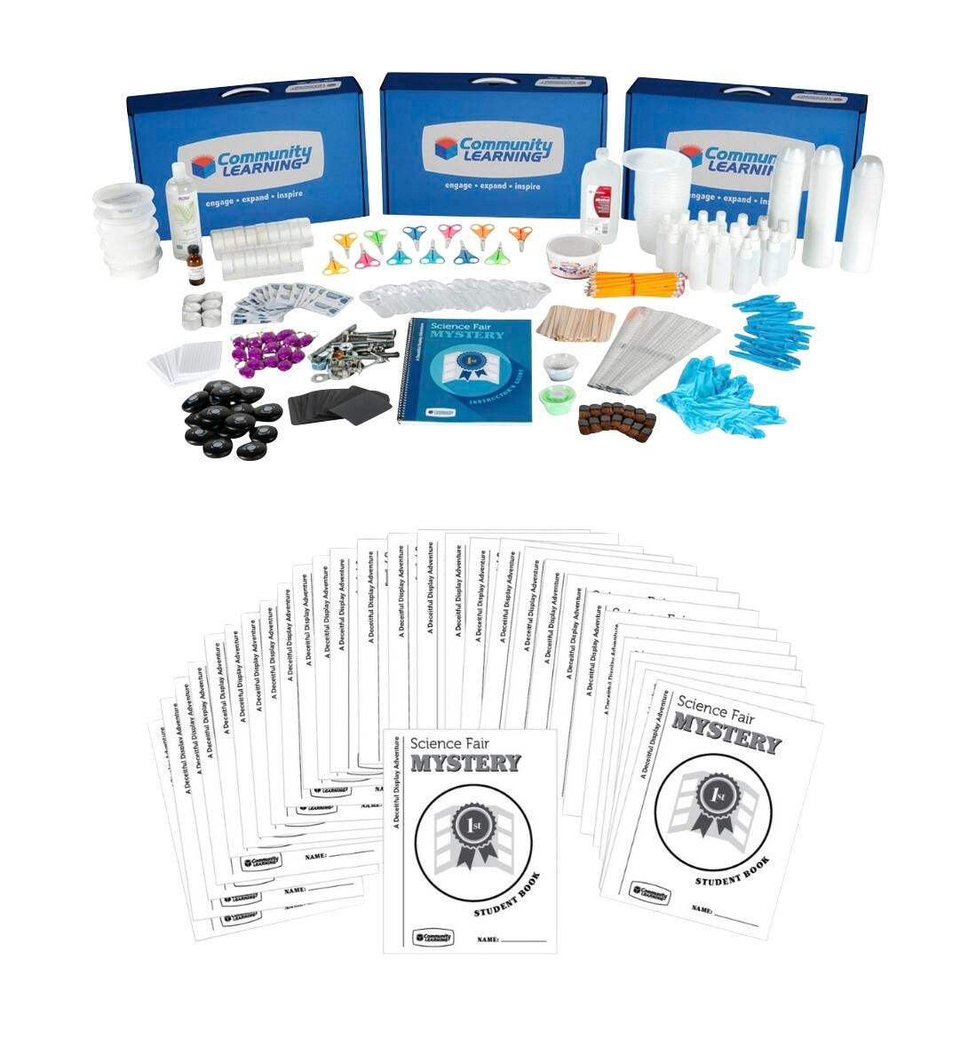 Image for Community Learning Science Fair Mystery, A Deceitful Display Adventure Deluxe Summer Camp Kit from School Specialty