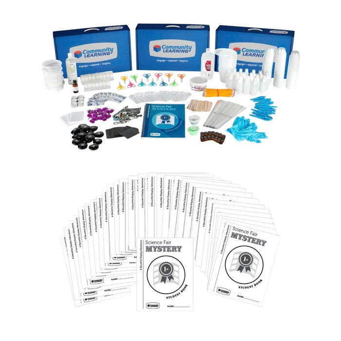 Community Learning Science Fair Mystery, A Deceitful Display Adventure Deluxe Summer Camp Kit