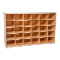Wood Designs Cubby Unit Without Trays, Plywood, 58 x 15 x 38 Inches