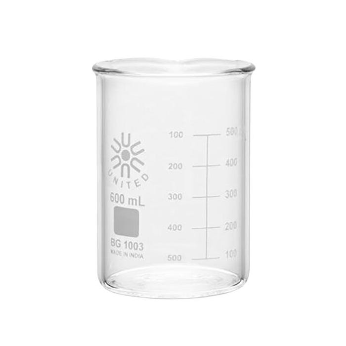 United Scientific Beakers, Low Form, Heavy Duty, 600ml