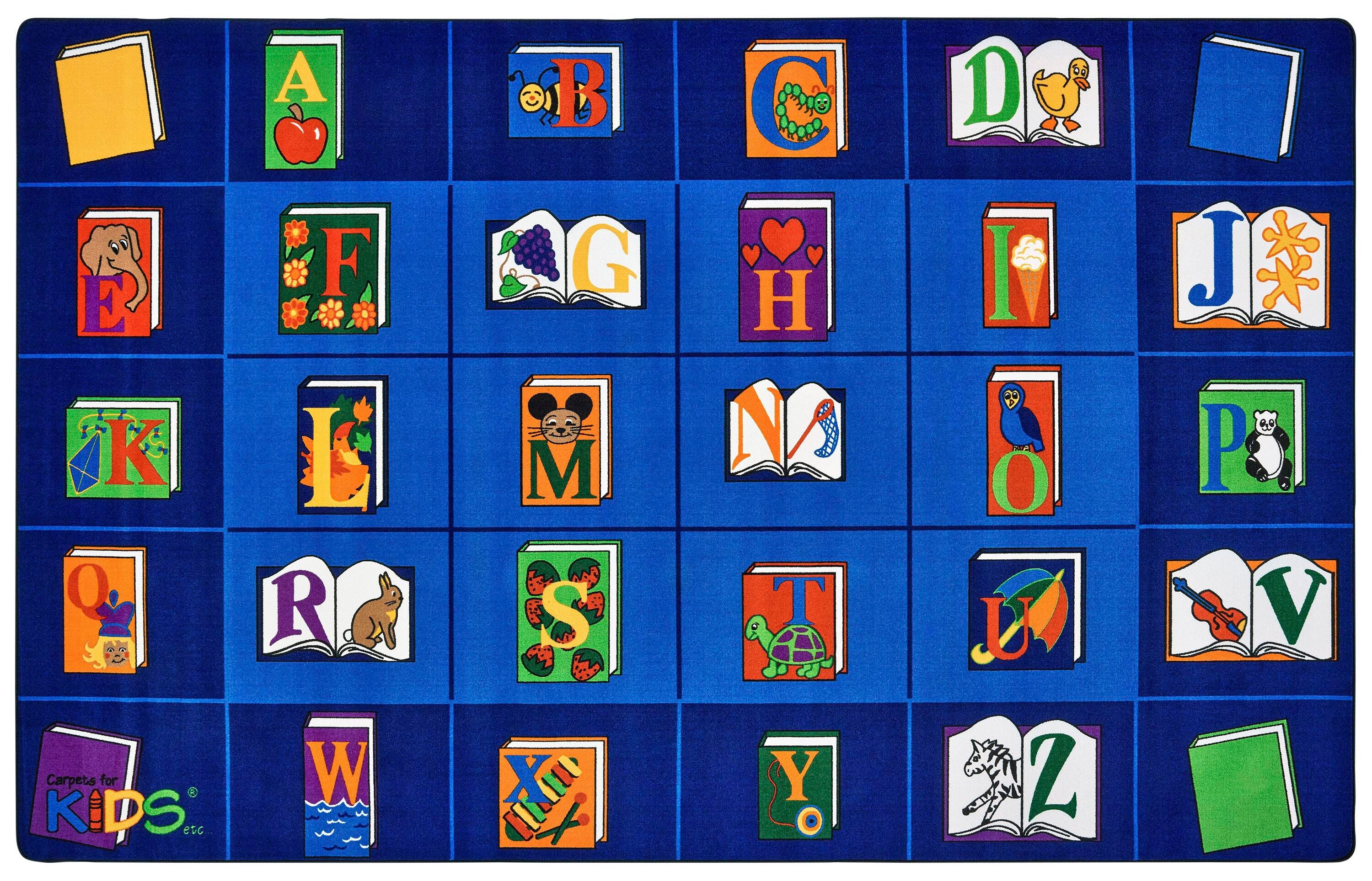 Carpets for Kids Premium Reading by The Book Carpet, Rectangle 4002276