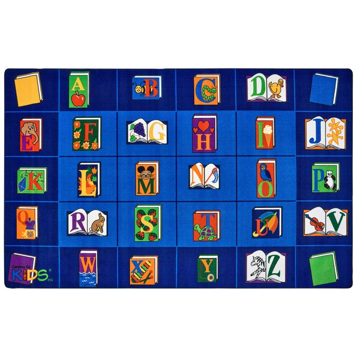 Carpets for Kids Premium Reading by The Book Carpet, Rectangle