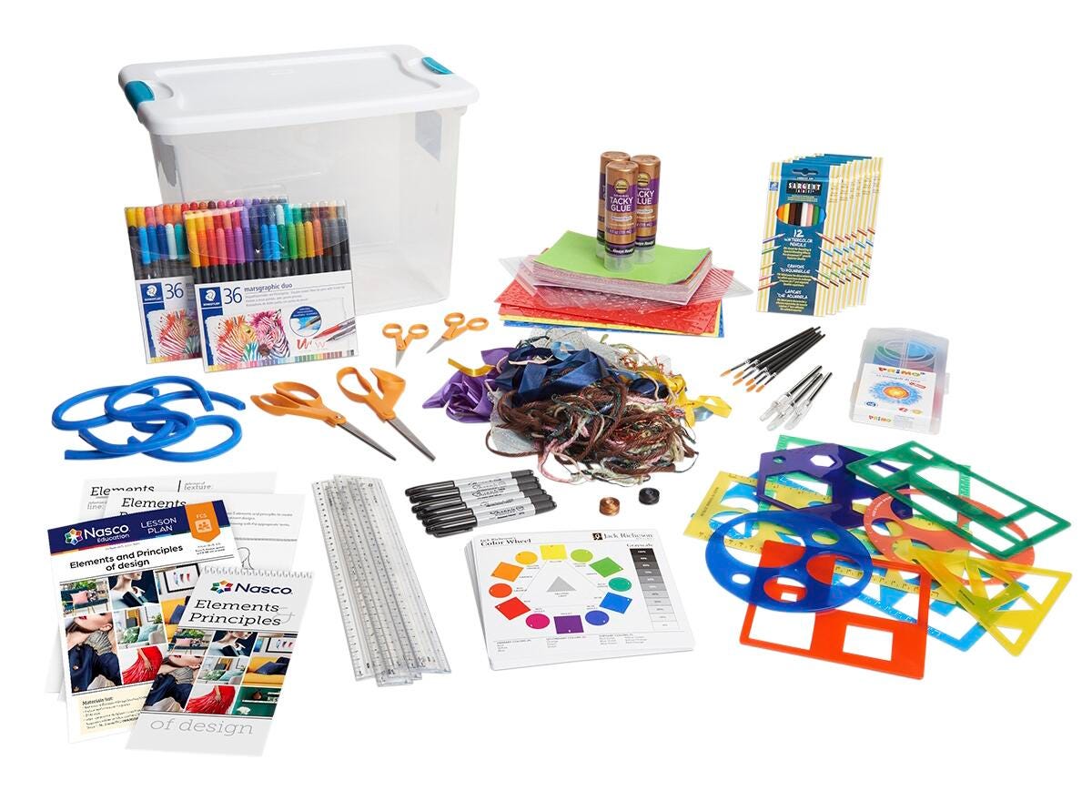 Image for Nasco Elements and Principles of Design Kit - Lesson Plan Volume 43 from School Specialty