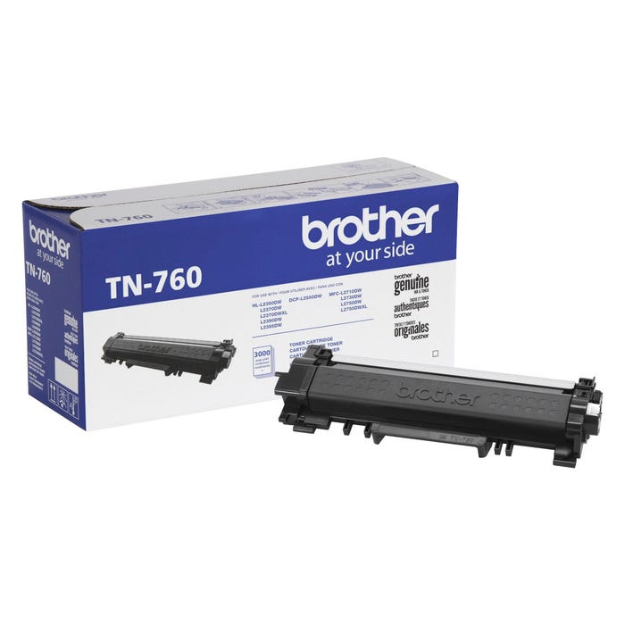Brother TN760 Ink Toner Cartridge, Black