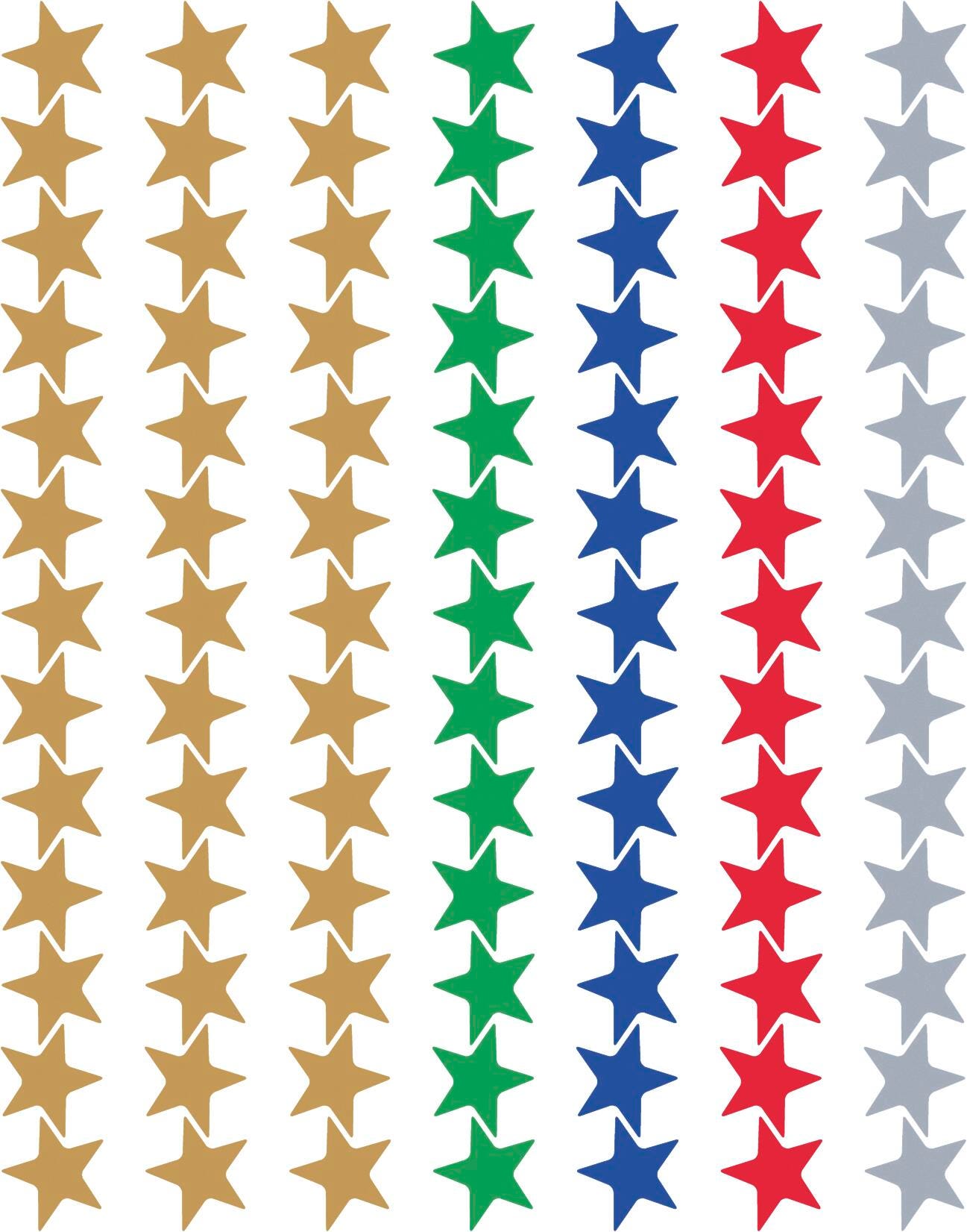 Teacher Created Resource Assorted Foil Stars Stickers Value Pack, Item Number 2098921