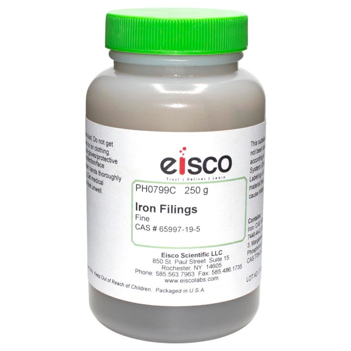 Eisco Labs Fine Iron Filings, 250g