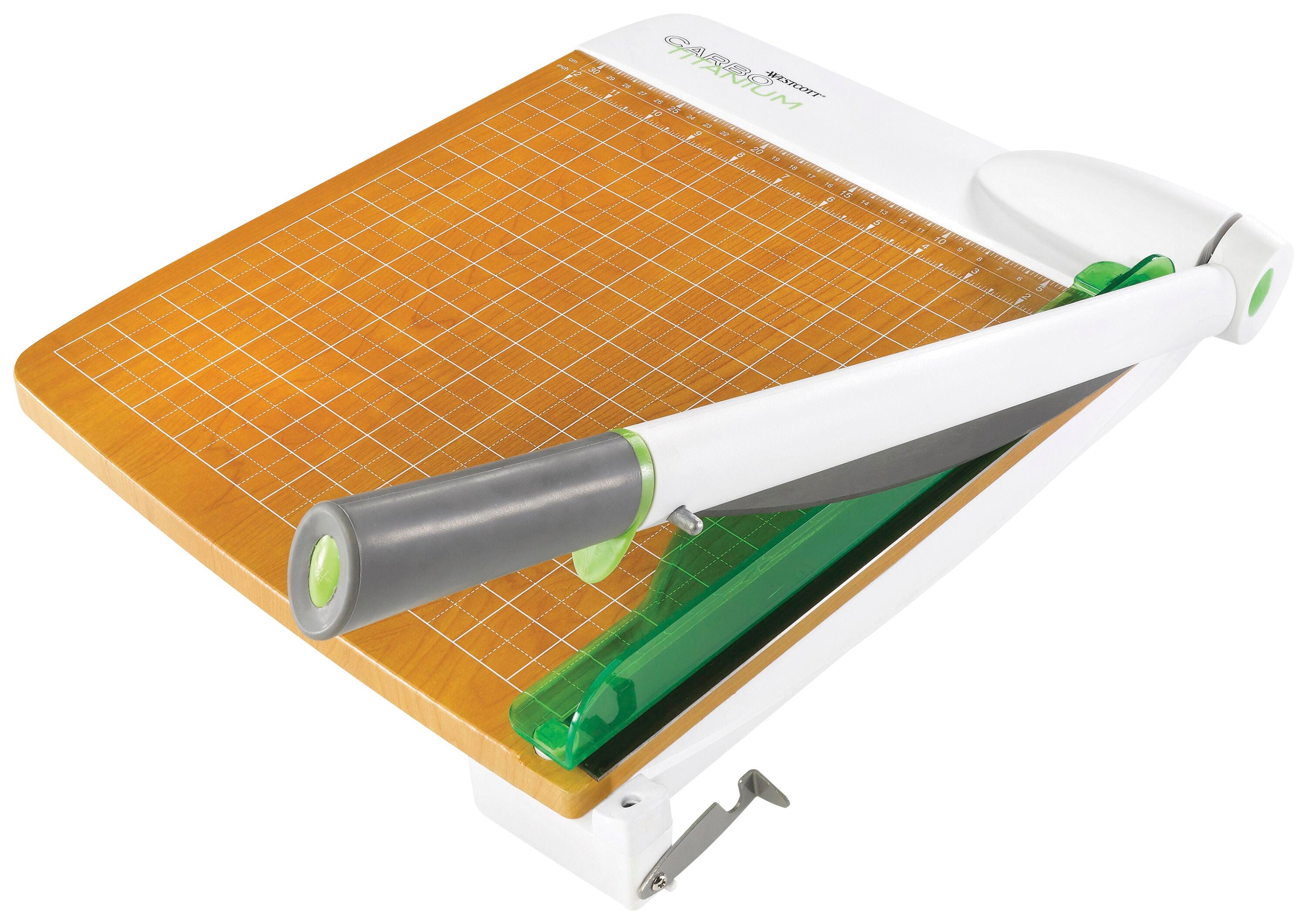 Westcott CarboTitanium Guillotine Paper Trimmer, 12 Inch Cut, Item Number 1594987