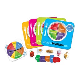 Learning Resources Healthy Helpings MyPlate Game, Set of 55 1408050
