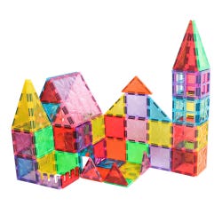 Childcraft Magnetic Building Tiles, Set of 64