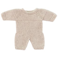 Miniland Clothes for Newborn Baby Doll, Linen Pajamas, 8-1/4 Inch 2151625