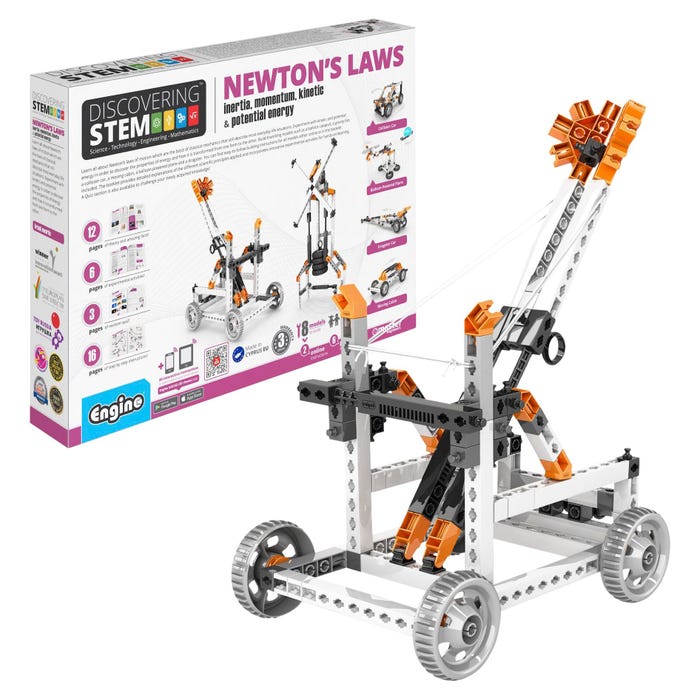 Engino STEM Newton's Laws: Inertia, Momentum, & Energy
