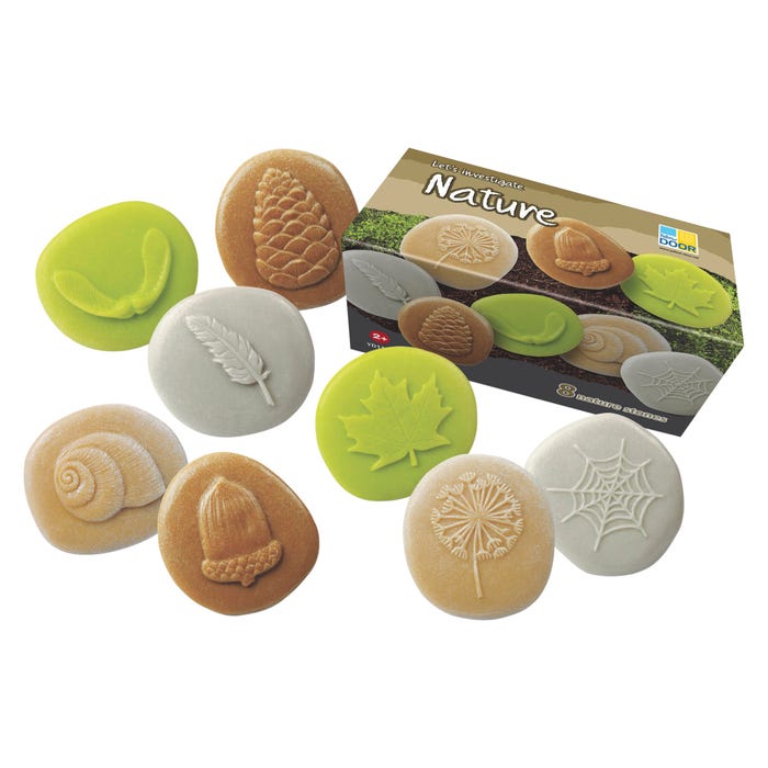 Yellow Door Let's Investigate Nature, Set of 8 Stones