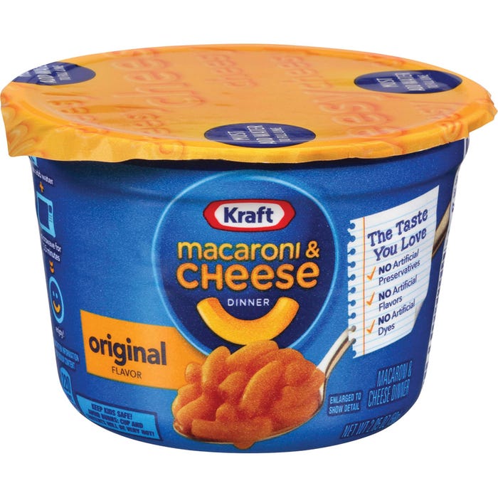 Kraft EasyMac Original Microwaveable Cup, 2.05 Ounce, Pack of 10