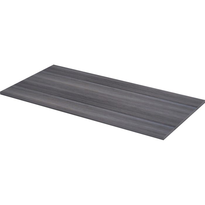 Lorell Relevance Series Charcoal Laminate, 60 x 29-1/2 x 1 inches - Top Only