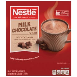 Nestle Milk Chocolate Flavor Hot Cocoa Mix, Pack of 60, Item Number 2025977