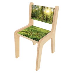 Whitney Brothers Nature View Summer Chair, 14-Inch Seat, 13-3/4 x 17 x 25-1/2 Inches, Item Number 2106010