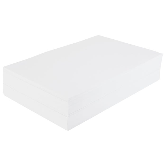 Sax Mixed-Media Paper, 80 lb., 12 x 18 Inches, White, 500 Sheets