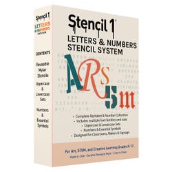 Stencil1 Letters & Numbers Stencil Bundle