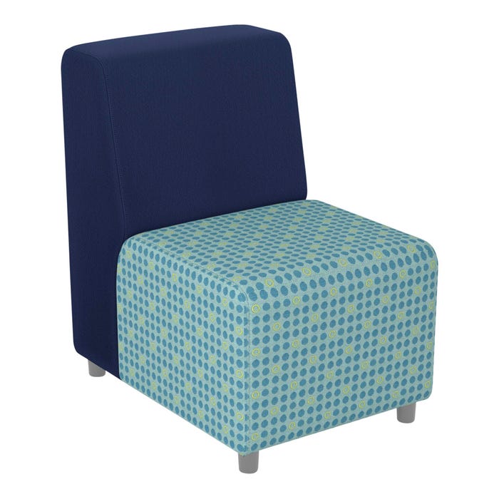 Classroom Select Soft Seating NeoLounge Armless Chair, Two Color, 22 x 31 x 35 Inches
