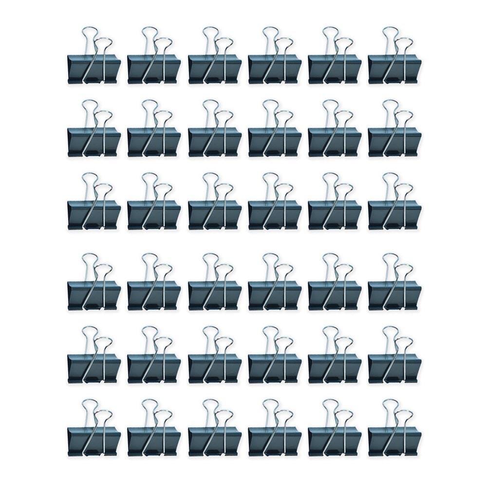 Image for School Smart Binder Clip, Large, 2 Inches, Pack of 36 from School Specialty