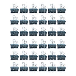 Image for School Smart Binder Clip, Large, 2 Inches, Pack of 36 from School Specialty