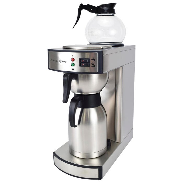 Coffee Pro Stainless Steel Commercial Coffeemaker, 2.32 Quart