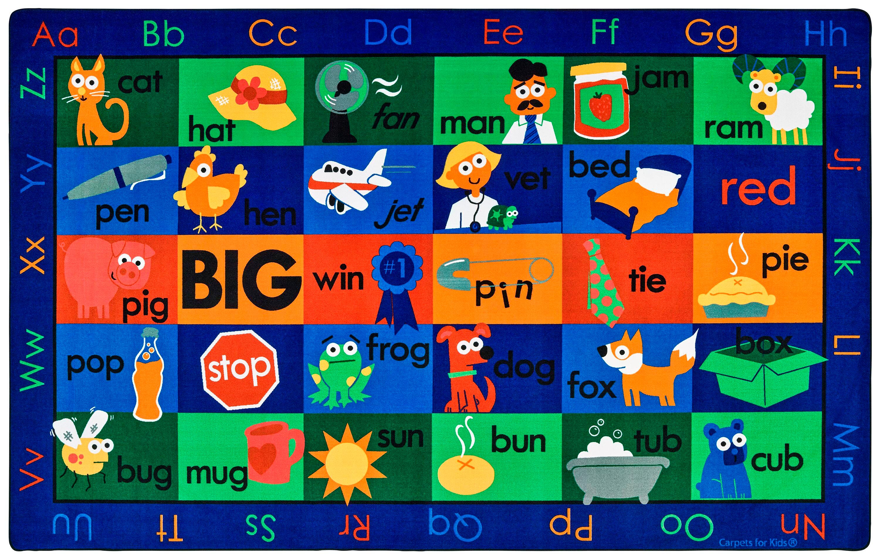 Carpets for Kids Premium Rhyme Time Carpet, Rectangle 4002306