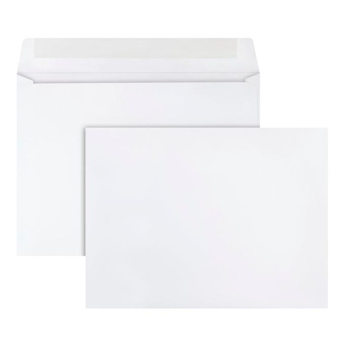 Quality Park Side Opening Catalog Envelope, 9 x 12 Inches, White, Pack of 250