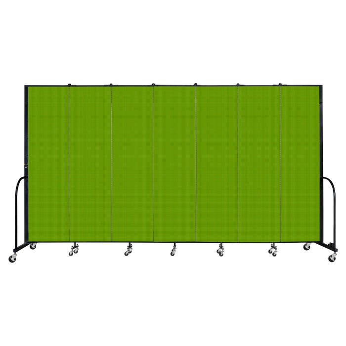 Screenflex Freestanding Standard Room Divider, 7 Panels, 13 Feet 1 Inch x 7 Feet 4 Inches