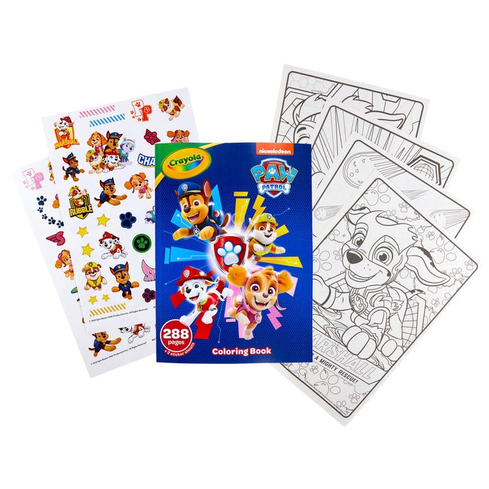 Crayola Paw Patrol Coloring Book, 288 pages