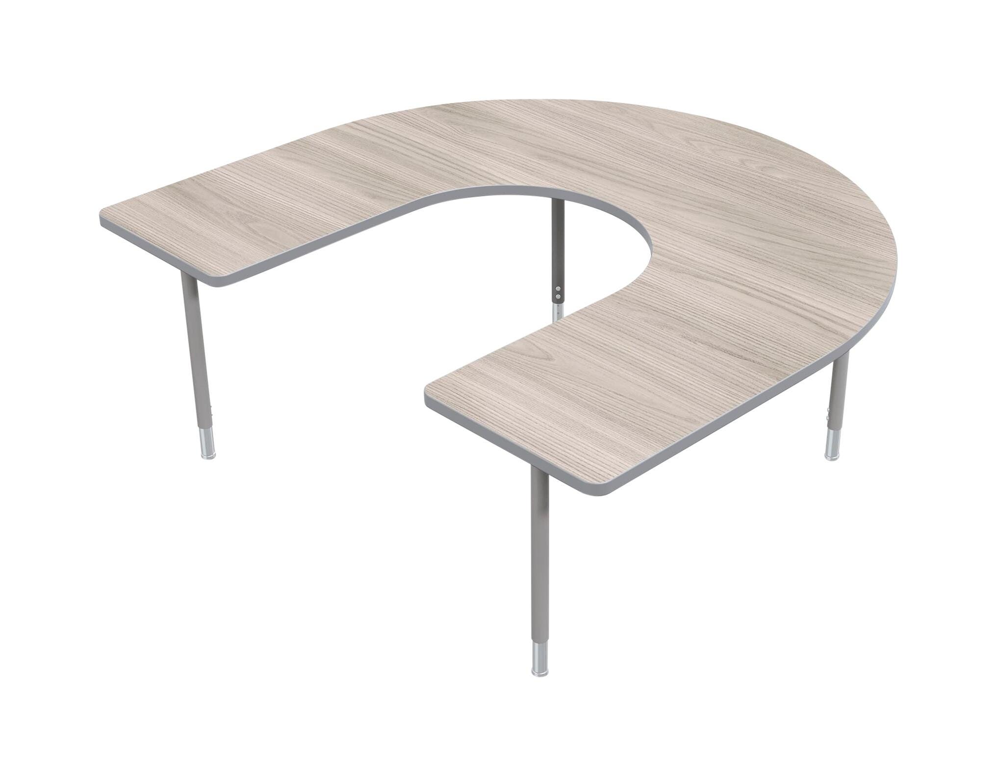 MooreCo Hierarchy Horseshoe Activity Table with Colored Edge