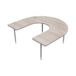 MooreCo Hierarchy Horseshoe Activity Table with Colored Edge