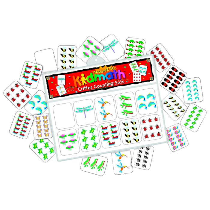 Barker Creek Learning Magnets Critter Counting, Set of 20