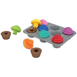 Learning Resources Smart Snacks Shape Sorting Cupcakes, 17 Pieces 1435402