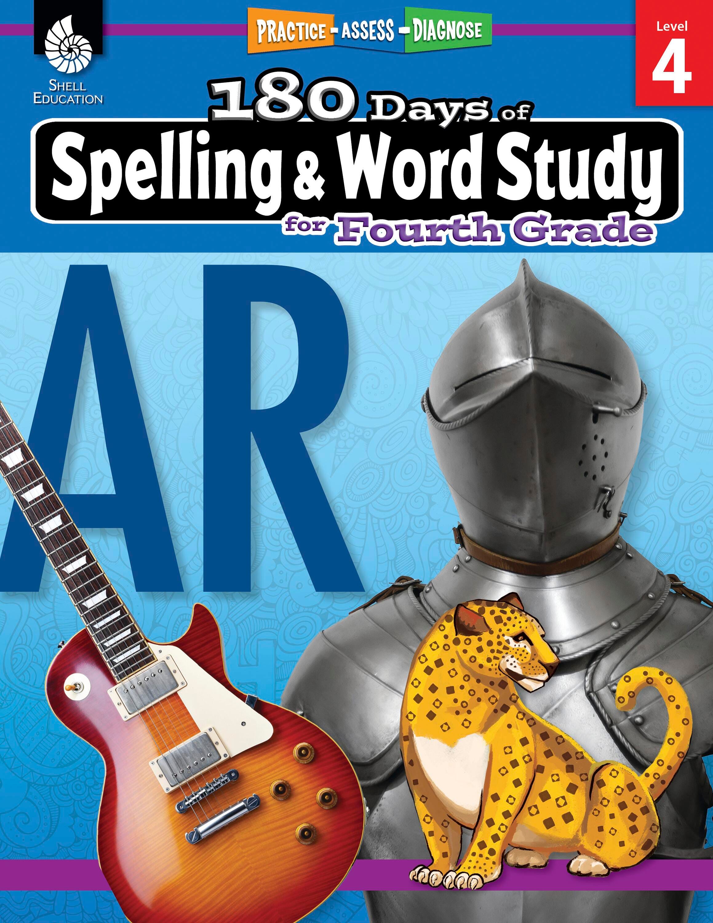 Shell Education 180 Days of Spelling and Word Study for Fourth Grade 2026122