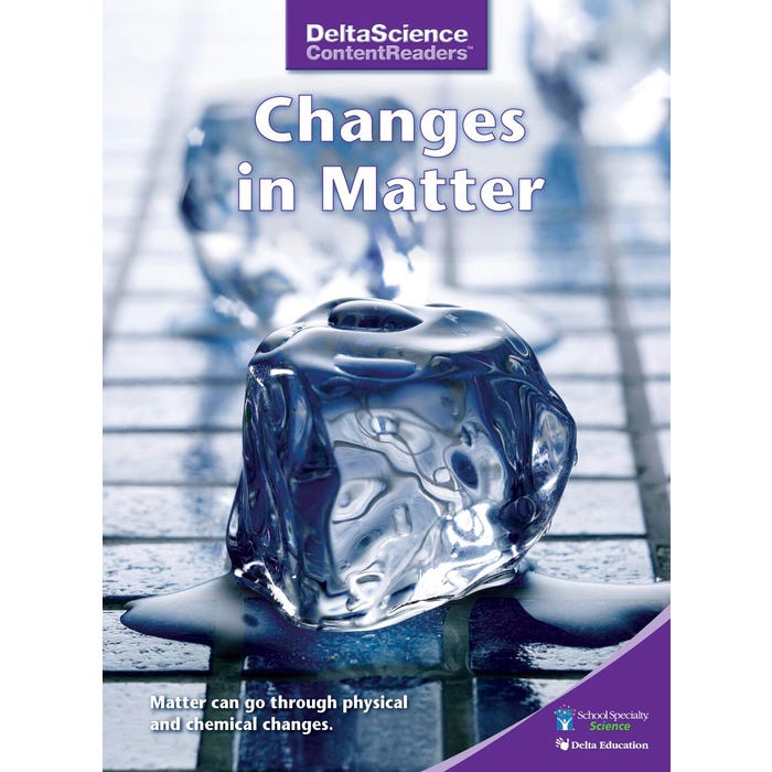 Delta Science Content Readers Changes in Matter Purple Book, Pack of 8