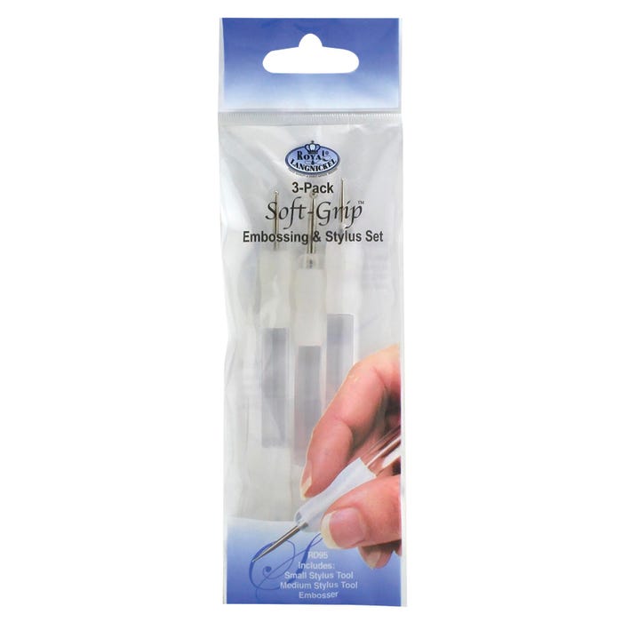 Royal & Langnickel Soft Grip Embossing & Stylus Set Royal & Langnickel Soft Grip Embossing & Stylus Set