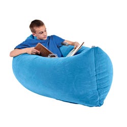 Abilitations Inflatable PeaPod Medium, 60 Inches, Vinyl, Blue, Item Number 2100469
