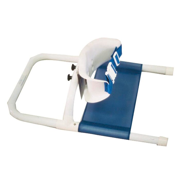 Columbia Wrap-Around Bath Support, Low Back with Safety Belt, Padded, Small